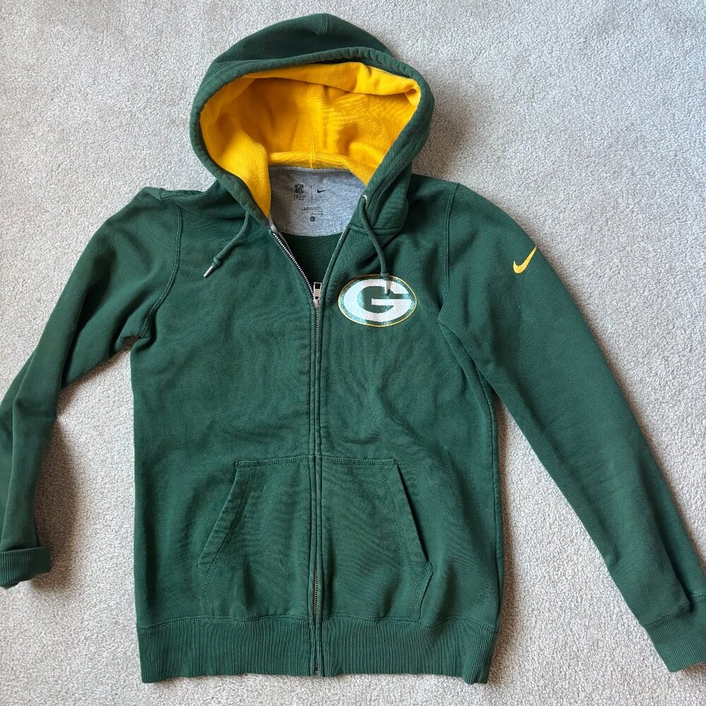Nike NFL Zip  UpHoodie Green Bay Packers Football